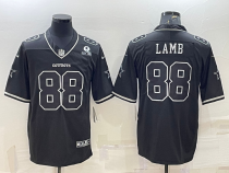 Men's Dallas Cowboys #88 CeeDee Lamb Black Impact Limited Jersey