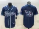 Men's Tennessee Titans #22 Derrick Henry Navy Team Big Logo With Patch Jersey
