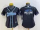 Women Carolina Panthers Team Big Logo With Patch Baseball Nike Jersey