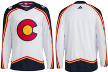 Men's Colorado Avalanche Blank White 2022-23 Reverse Jersey