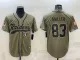 Men's Las Vegas Raiders #83 Darren Waller 2022 Olive Salute To Service Baseball Nike Jersey