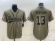 Men's Las Vegas Raiders #13 Hunter Renfrow 2022 Olive Salute To Service Baseball Nike Jersey