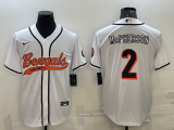 Men's Cincinnati Bengals #2 Evan McPherson White Baseball Jersey