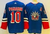 Men's New York Rangers #10 Artemi Panarin Blue 2022 Reverse Retro Jersey