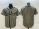 Men's Tampa Bay Buccaneers Blank 2022 Olive Salute To Service Baseball Nike Jersey
