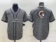 Men's Los Angeles Rams Grey Team Big Logo With Patch Baseball Nike Jersey