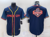 MLB Houston Astros Blank Champion 2022 Navy City Connect Jersey