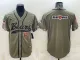 Men's Chicago Bears 2022 Olive Salute To Service Team Big Logo With Patch Baseball Nike Jersey
