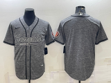 Men's Cincinnati Bengals Blank Grey Baseball Nike Jersey