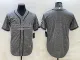 Men's Las Vegas Raiders Blank Grey Baseball Nike Jersey