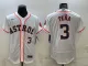 MLB Houston Astros #3 Jeremy Peña White Flex Elite Jersey