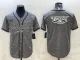 Men's Philadelphia Eagles Grey Team Big Logo With Patch Baseball Nike Jersey