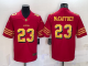 Men's San Francisco 49ers #23 Christian McCaffrey Red/Gold Vapor Untouchable Limited Jersey