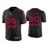 Youth NFL San Francisco 49ers #29 Talanoa Hufanga Black Vapor Untouchable Limited Jersey