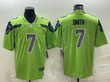 Men's Seattle Seahawks #7 Smith Green Vapor Untouchable Limited Jersey