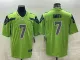 Men's Seattle Seahawks #7 Smith Green Vapor Untouchable Limited Jersey