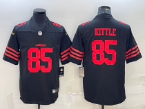 Men's San Francisco 49ers #85 George Kittle 2022 New Black Vapor Untouchable Limited Jersey