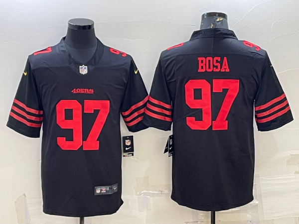 Men's San Francisco 49ers #97 Nick Bosa 2022 New Black Vapor Untouchable Limited Jersey