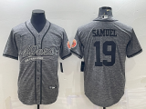 Men's San Francisco 49ers #19 Deebo Samuel 2022 Olive Salute To Service Baseball Nike Jersey
