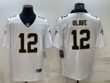 Men's New Orleans Saints #12 Olave White Vapor Untouchable Limited Jersey