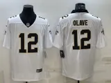 Men's New Orleans Saints #12 Olave White Vapor Untouchable Limited Jersey