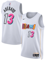 NBA Miami Heat #13 Bam Adebayo White 2022/23 City Edition Jersey