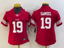 Women San Francisco 49ers #19 Deebo Samuel 2022 New Red Vapor Untouchable Limited Jersey