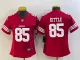 Women San Francisco 49ers #85 George Kittle 2022 New Red Vapor Untouchable Limited Jersey