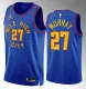 NBA Denver Nuggets #27Jamal Murray Blue 2022-23 Statement Edition Jersey