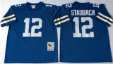 Staubach Blue Cowboys Throwback Jersey