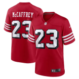 Youth San Francisco 49ers #23 Christian McCaffrey 2022 Red Alternate Vapor Limited Jersey