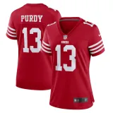 Women San Francisco 49ers #13 Brock Purdy 2022 New Red Vapor Untouchable Limited Jersey