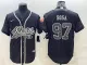 Men's San Francisco 49ers #97 Nick Bosa Black Reflective With Patch Baseball Jersey