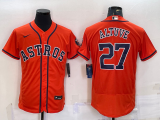 MLB Houston Astros #27 Jose AltuveOrange Flex Base Elite Jersey