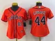 Women MLB Houston Astros #44 Yordan Alvare Orange Game Nike Jersey