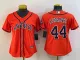 Women MLB Houston Astros #44 Yordan Alvare Orange Game Nike Jersey