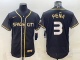 MLB Houston Astros #3 Jeremy Peña Black Gold 2022 World Series City Connect Flex Base Elite Jersey