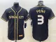 MLB Houston Astros #3 Jeremy Peña Black Gold 2022 World Series City Connect Flex Base Elite Jersey