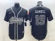 Men's San Francisco 49ers #19 Deebo Samuel Black Reflective With Patch Baseball Jersey