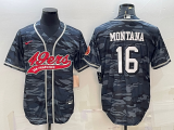 Men's San Francisco 49ers #16 Joe Montana Fashion Baseball Nike Jersey