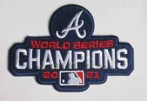 MLB 2021 World Series Champions Patch