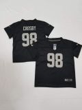 Oakland Raiders #98 Maxx Crosby Black Vapor Untouchable Limited Toddlers Jersey