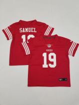 San Francisco 49ers #19 Samuel 2022 New Red Vapor Untouchable Limited Toddlers Jersey