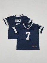 Dallas Cowboys #7 Trevon Diggs Blue Vapor Untouchable Limited Toddlers Jersey