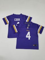 Minnesota Vikings #4 Dalvin Cook Purple Vapor Untouchable Limited Toddlers Jersey