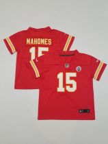 Kansas City Chiefs #15 Patrick Mahomes Red Vapor Untouchable Limited Toddlers Jersey