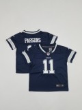 Dallas Cowboys #11 Micah Parsons Blue Vapor Untouchable Limited Toddlers Jersey