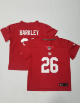 New York Giants #26 Saquon Barkley Red Vapor Untouchable Limited Toddlers Jersey