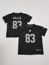 Oakland Raiders #83 Darren Waller Black Vapor Untouchable Limited Toddlers Jersey