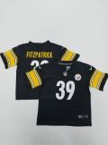 Steelers #39 Minkah Fitzpatrick Black Vapor Untouchable Limited Toddlers Jersey